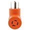 Ac Works Plug Adapter, L14-20R, 14-30P, 0 ft., Orange AD1430L1420 - alternate 7